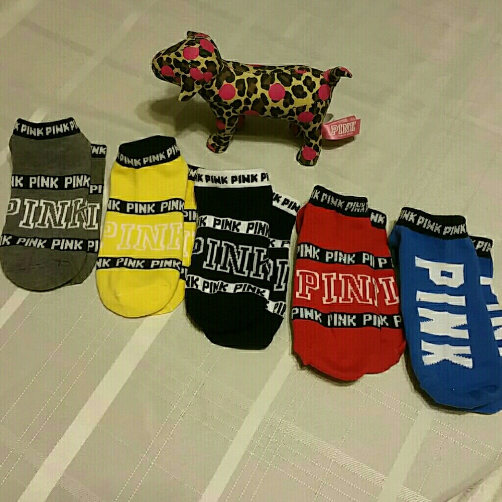 NWOT PINK sock bundle of 5